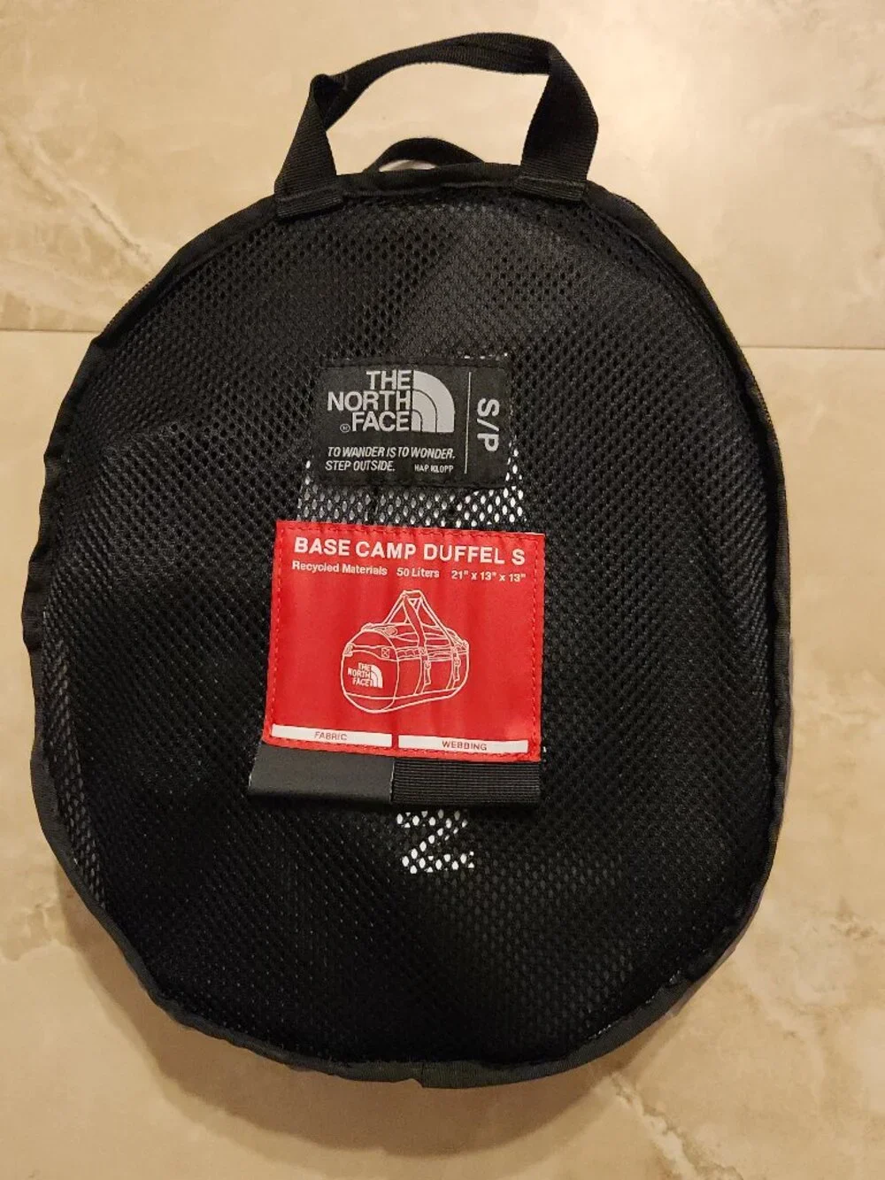 The North Face Base Camp Golden State Deffel Bag Backpack 50L Small New